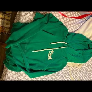 Green PINK VS Hoodie Size XS